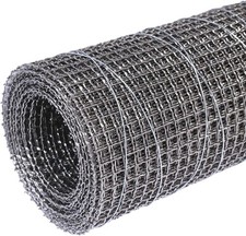 5 Mesh Stainless Steel Wire mesh for Fencing 23.5inches x 10 Metallic 
