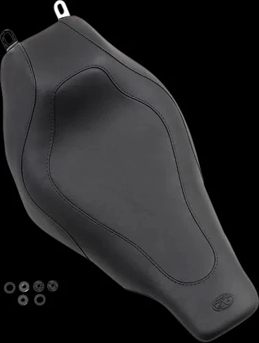 Mustang Black Tripper Front Solo Driver Seat Harley Road King 1997-2007 - Image 4 of 4