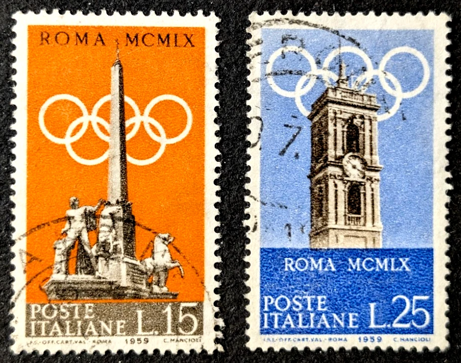 Olympia Sommer-Sportmarken Rom Italia 1960  Briefmarke Stamp Timbre Sello used