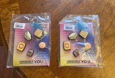 Crocs Jibbitz Charms Lunch Bag 5 Pack Charms New Set Of 2 FREE SHIP