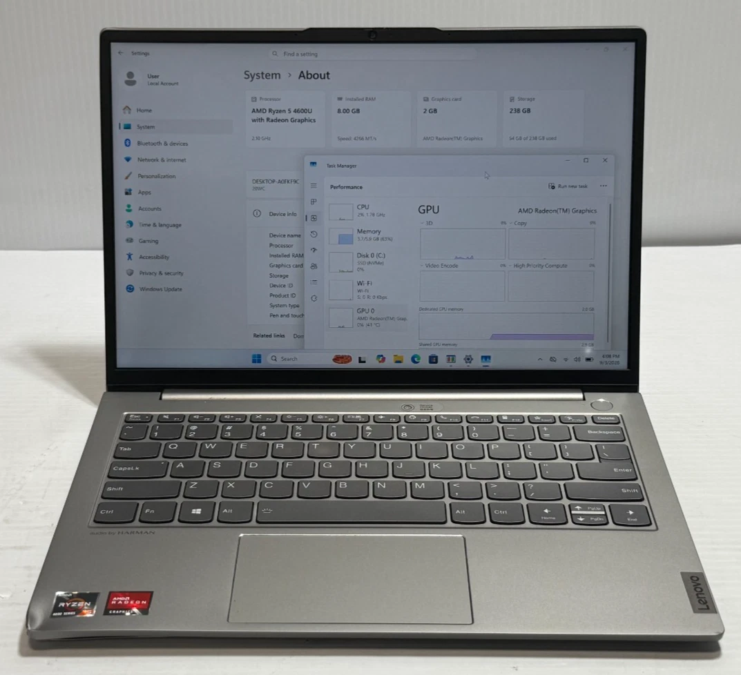 Lenovo AMD Ryzen 5 8 GB RAM PC Laptops & Netbooks for sale | eBay
