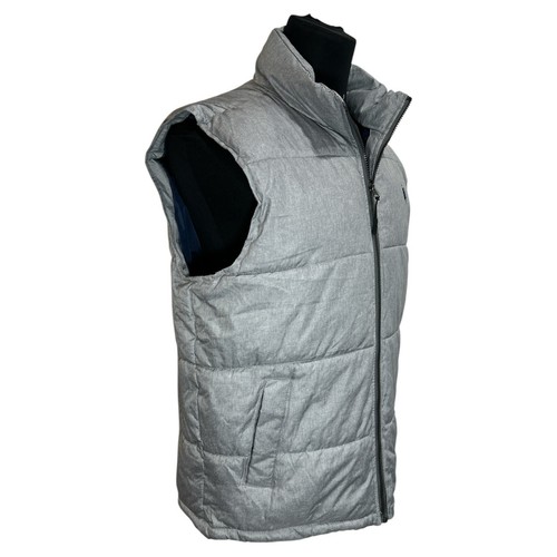 NWT U.S. Polo Assn Men's Gray Puffer Vest Jacket Large - Picture 4 of 7