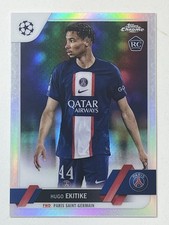 Hugo Ekitike 2022-23 Topps Chrome UEFA Club Competitions Refractor #125 ROOKIE