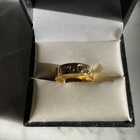 VTG 14KGE Uncas Love Peace Sign Ring Size 10