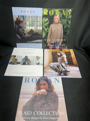 Lot Of 5 Rowan Knitting Design Books