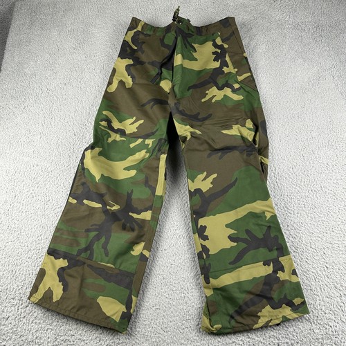 Pantaloni vintage US Army ECWCS X-Small X-Short mimetici pantaloni estesi clima freddo - Foto 1 di 8