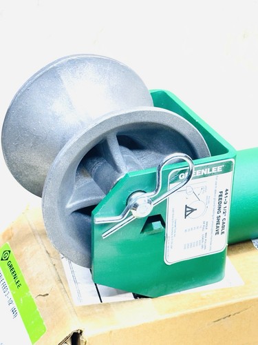Greenlee 441-3 1/2” Cable Alimentación Polea Alambre Tirador Extractor Conducto Herramienta 3-1/2” - Imagen 2 de 4