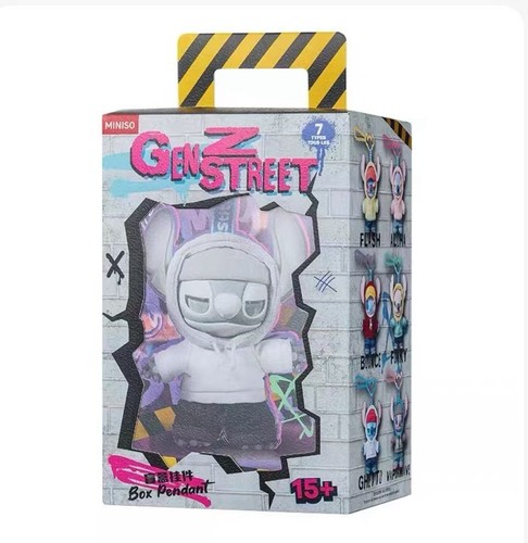 Miniso Disney Stitch Gen Z Street Vinyl Plush Pendant Blind Box Confirm - Picture 6 of 14