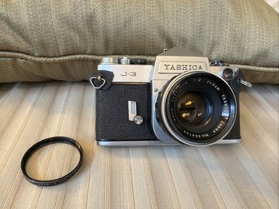 Yashica J-3 SLR Film Camera with Auto Yashinon Lens Vintage