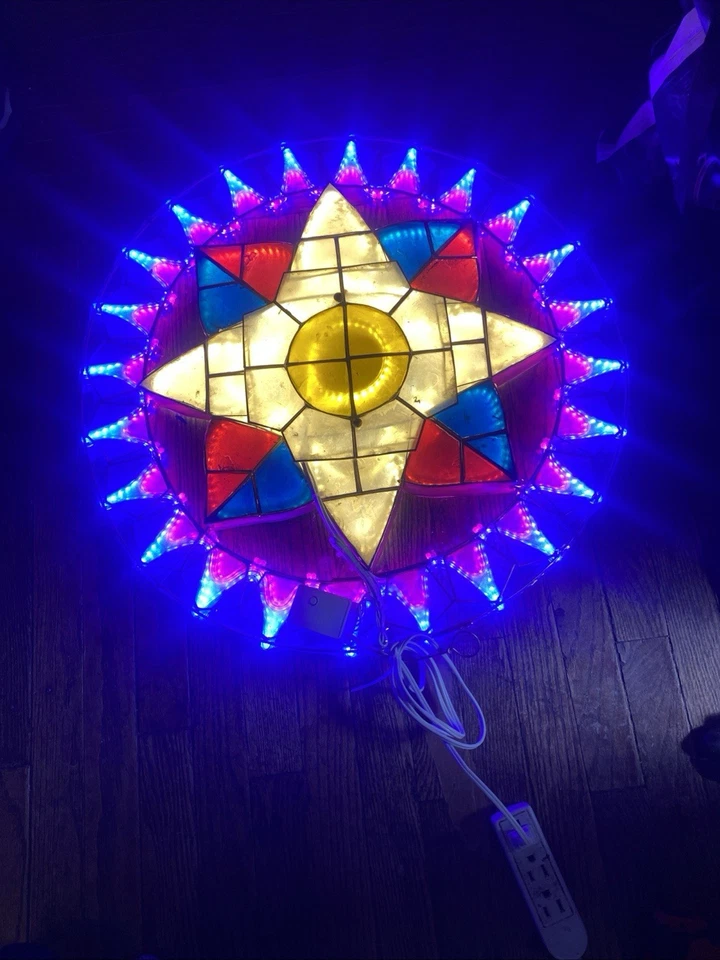 Christmas Capiz Parol LED Lantern Filipino 2024 FE08 size 24” US Seller 🇺🇸 - Image 2 of 4