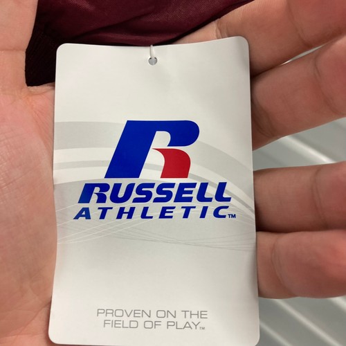 Russell Athletic 814LRMK Jacket Small Maroon White NWT - Picture 21 of 23