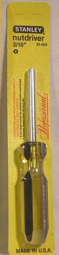 3 NEW PROFESSIONAL STANLEY TOOL 3/16 & 11/32 NUTDRIVER 4” SCREWDRIVER Made USA - Picture 3 of 5