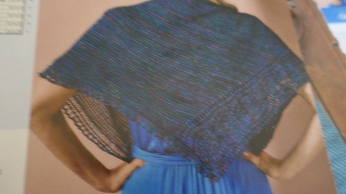 Knitting Pattern For Lovely Elegant Lacy Shawl In 4Ply - Size 61 x 27ins - Picture 2 of 2