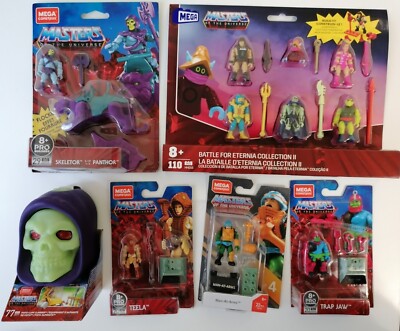 Masters of the universe mega construx Lot. 11 Figures+Fisto Skull+Panthor *NEW*