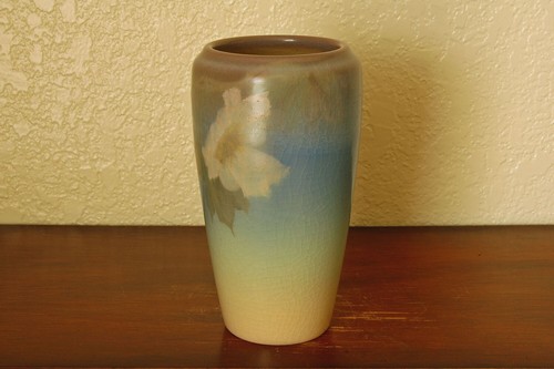 Stunning Antique Rookwood Arts Crafts Vase "XIV" 1914 #1369F Artist Rothenbusch - Picture 10 of 14