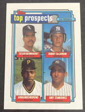 )1992 Topps - Top Prospects - Bernhardt/DeJardin /Moreno /Andy Stankiewicz -#179