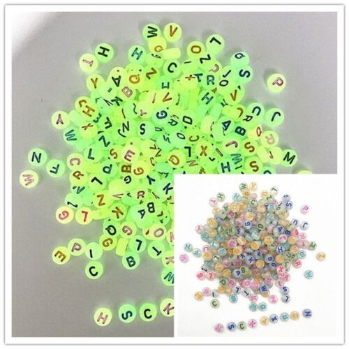 Alphabet Letter Beads - Round Bead Charms DIY Crafts Jewelry Making Charm 100Pcs - Picture 22 of 57