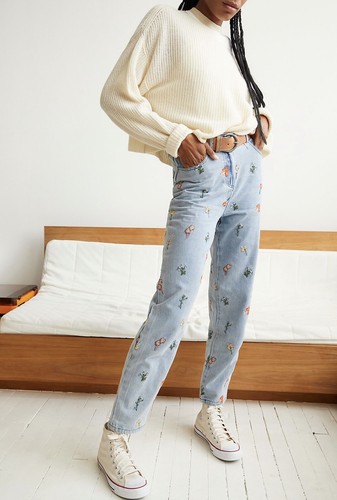 Meadows Begonia Jeans mid blue size 27 
