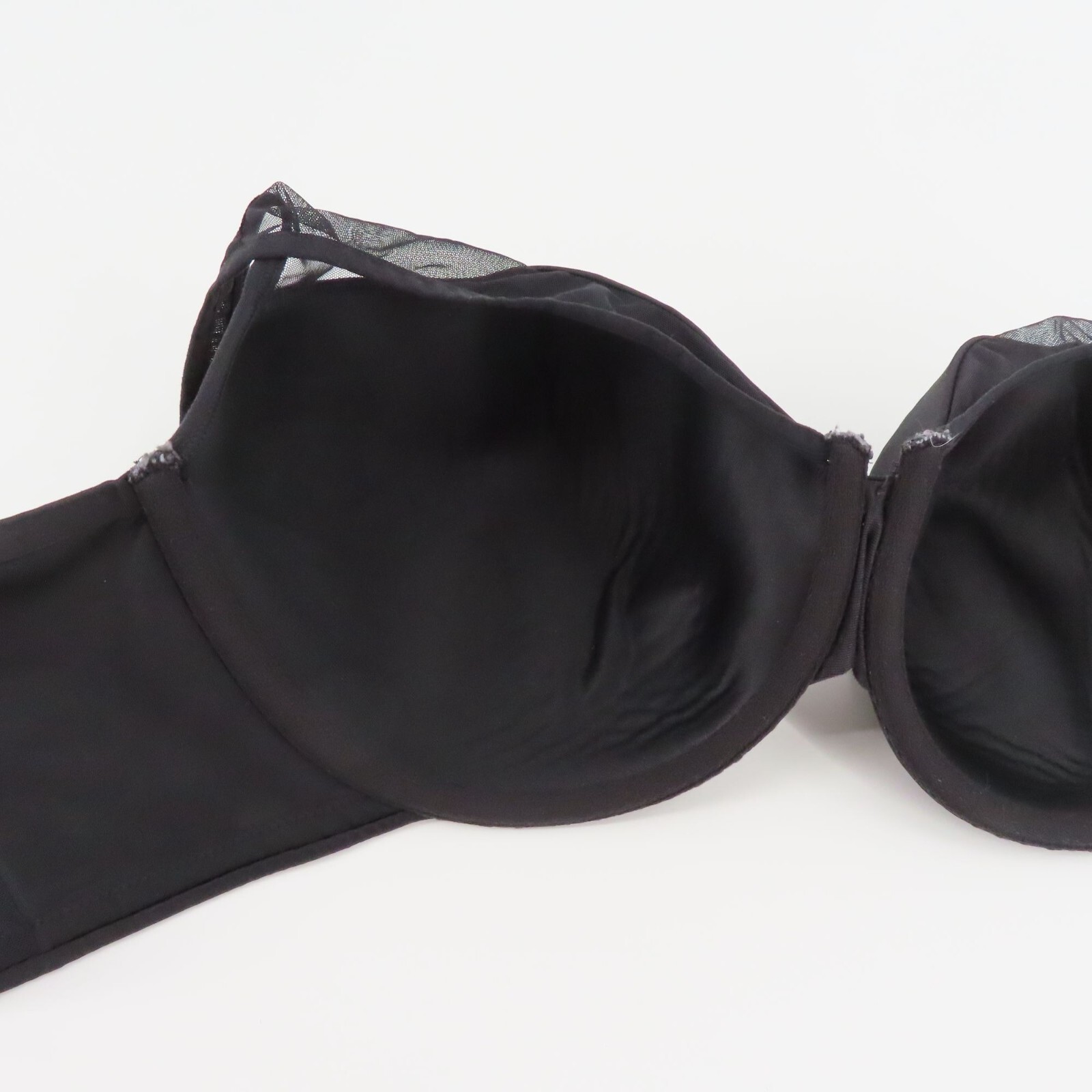 Cacique 42DD Bra Solid Black Charm Underwire Line… - image 7