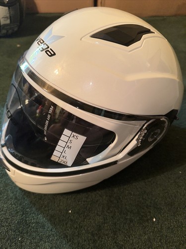Vega Caldera Modular Helmet WHITE ECE R 22.05 Size L - Picture 2 of 5