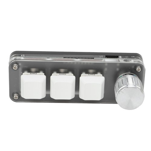 Mini 3 Key Keypad Mechanical White Gaming Keyboard Programmable One Handed F - Picture 15 of 24