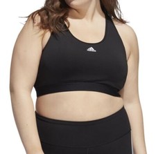 ADIDAS Women's Black Believe This Bra (PLUS SIZE) RRP £25