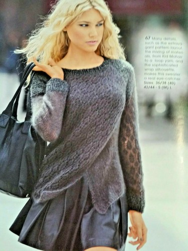 SANDRA KNIT TRENDS Magazine #7 67 designs 1980s vintage Romantic Cuddly Soft - Picture 10 of 12