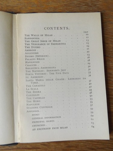 MILAN BY E J PHELAN 1914 VINTAGE GEORGE LUNNS TOURS PAPERBACK - Picture 5 of 9