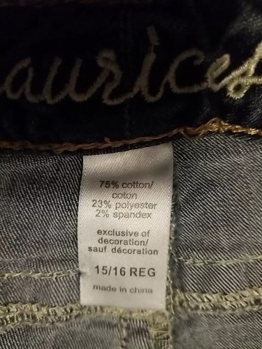 Women's Maurices - Size 15/16 Reg - Stretch Curvy Fancy Pockets - Picture 10 of 13