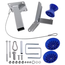 Adjustable Boat Trailer Winch Stand With Roller Universal Galvanized