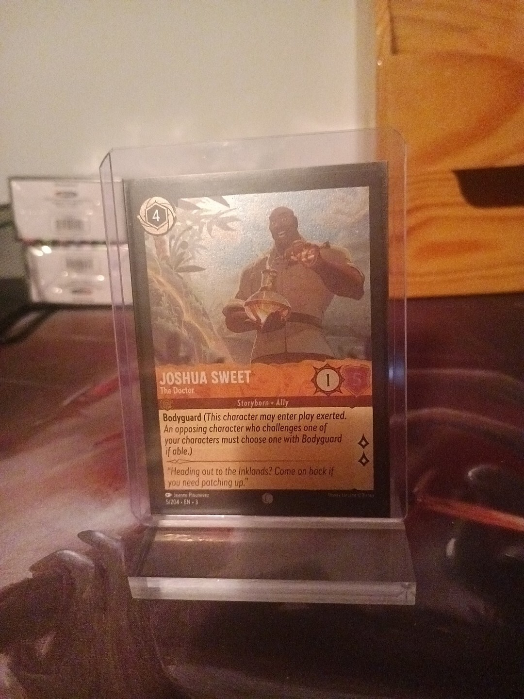Joshua Sweet Doctor 5  Disney Lorcana Into the Inklands 2024  Mint +  Foil