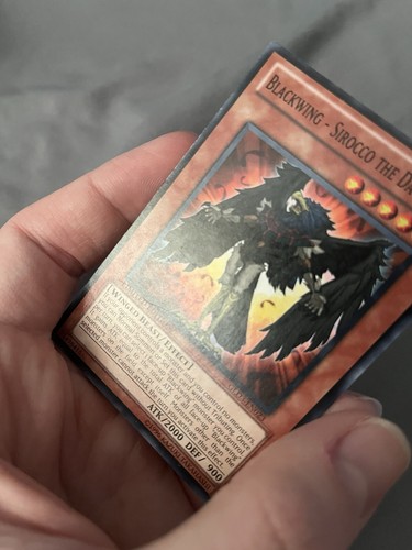 Yugioh! Blackwing - Sirocco the Dawn - GLD3-EN023 - Limited Edition - LP - Picture 3 of 3