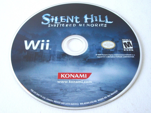 Silent Hill Shattered Memories Nintendo Wii Good Disc Only Game