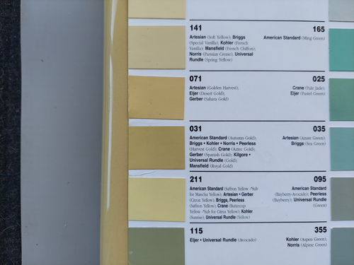 Flawless! Kohler K4552 Toilet Tank Lid, Harvest Gold Color, A.K.A. 80469 - Picture 5 of 9