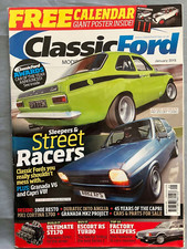 Classic Ford magazine January 2015 FREE POST Q cars Granada Capri V8 Fiesta MK1