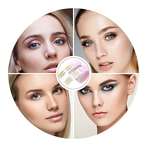 Schlupflider Tapes, 2 Rolle 1200 Stück Augenlidaufkleber - Bild 3 von 8