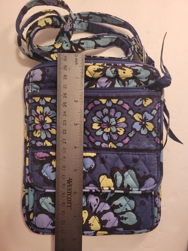 Vera Bradley Indigo Pop  Crossbody Purse Bag Blue - Bild 8 von 8