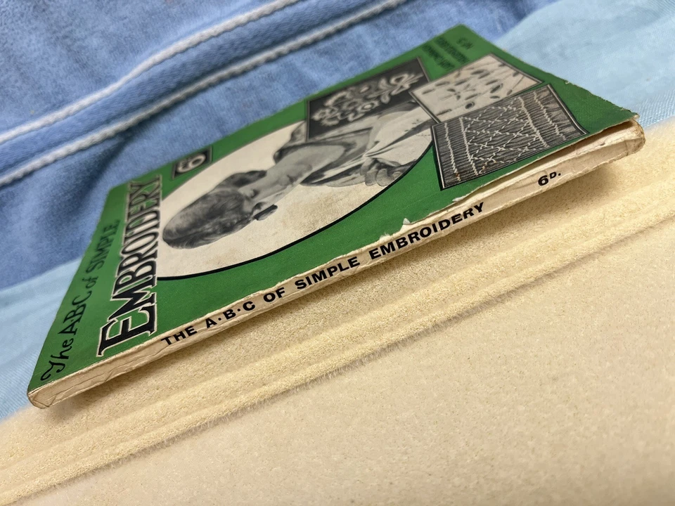 Vintage The ABC of SIMPLE EMBROIDERY & 29 Embroidery Stitches British Booklets - Image 3 of 4