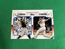 2010 Topps Legendary Lineage #LL66 Miguel Cabrera Mike Stanton Florida Marlins