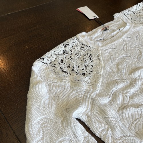 Andree by Unit 3XL Long Sleeve White Sweater  - Picture 3 of 8