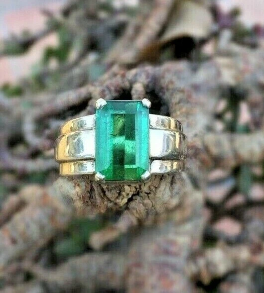 Natural colombian shop emerald rings