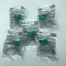 Lot Of 5 Philips 96004-N Newborn Soothie Pacifier Green 0-3 Months Hospital