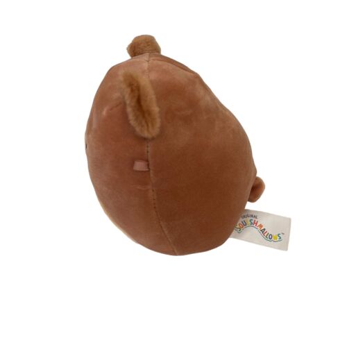 Squishmallow Stokely the Bear Stuffed Animal 5" Brown Kellytoy - Picture 5 of 7