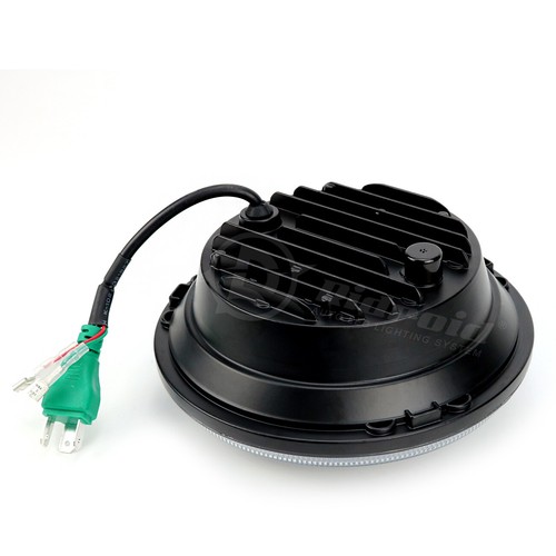 For Hummer H2 H3 H3T 06-10 7" LED Headlights 4" Fog Lights Combo Halo Angel Eyes - Picture 22 of 24