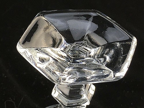 Vástago de vino Heisey Glass Puritan #341 4" - Imagen 4 de 5