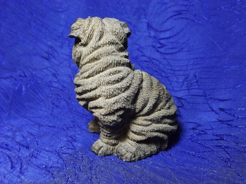 Resin Brown Shar-Pei Figurine - Imagen 2 de 4