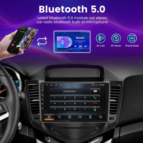 For Holden Cruze JG JH 8-Core Car Stereo GPS Head Unit Android 15 DSP CarPlay 9" - Picture 8 of 17