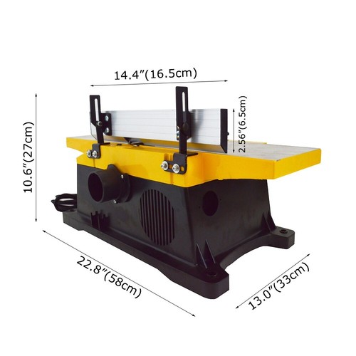 220V Electric Jointer/Planer Wood Working Power Tool Woodworking 6" Bench Planer - Picture 12 of 24
