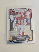 2023 Panini Prizm #143 George Karlaftis Silver Kansas City Chiefs