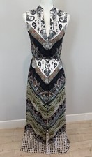 Alice + Olivia Marianna Mixed Print Maxi Dress Women’s 2 Multicolor Sleeveless